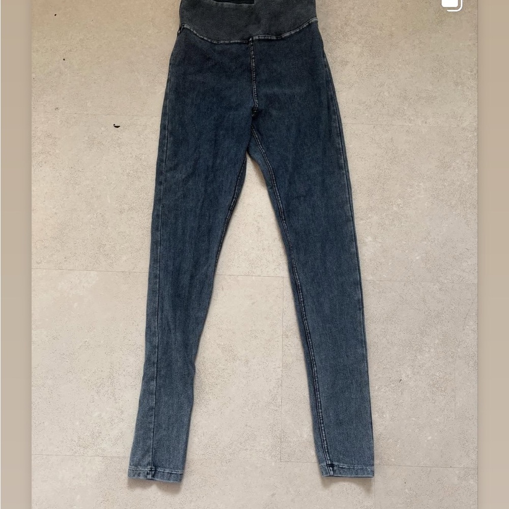 Women's High-Waisted Blue Jeans